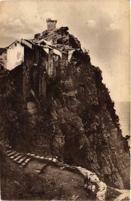 Carte postale ancienne Corse Nonza - Env. de Bastia à Nonza