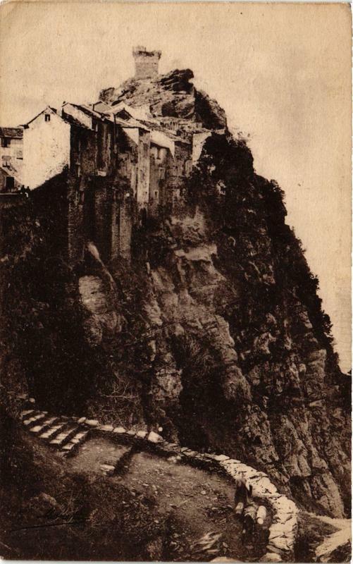 Carte postale ancienne Corse Nonza - Env. de Bastia à Nonza