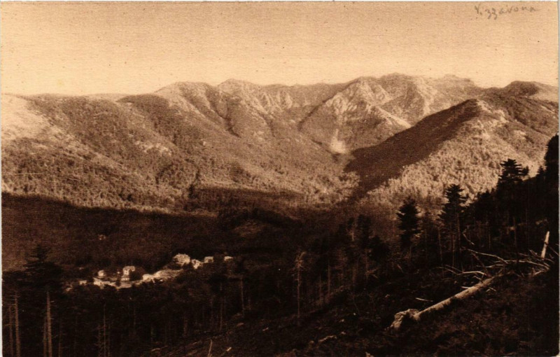 Carte postale ancienne Corse Vizzavona