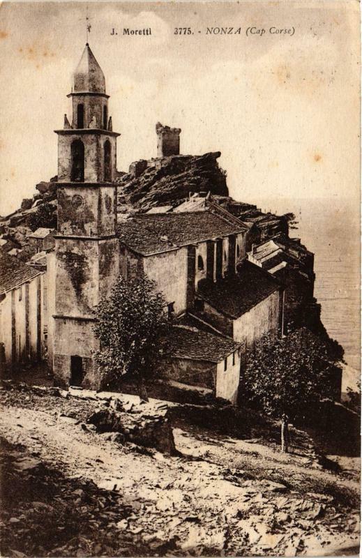 Carte postale ancienne Corse Nonza à Nonza