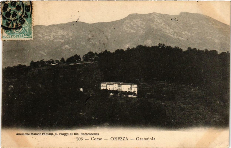 Carte postale ancienne Corse Orezza - Granajola