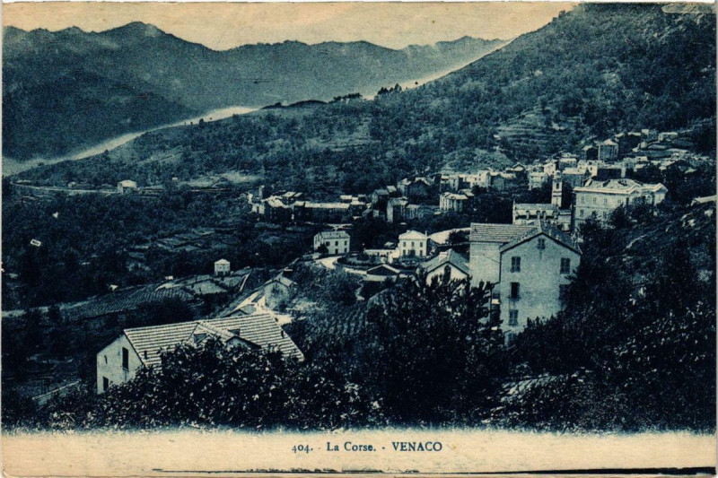 Carte postale ancienne Corse Venaco à Venaco