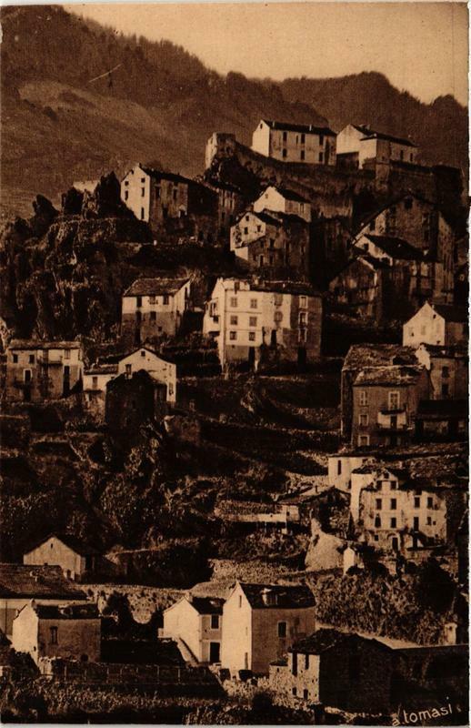 Carte postale ancienne Corse Corte à Corte