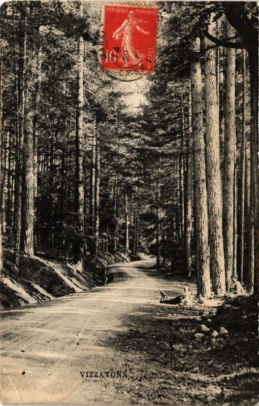 Carte postale ancienne Corse Vizzavona