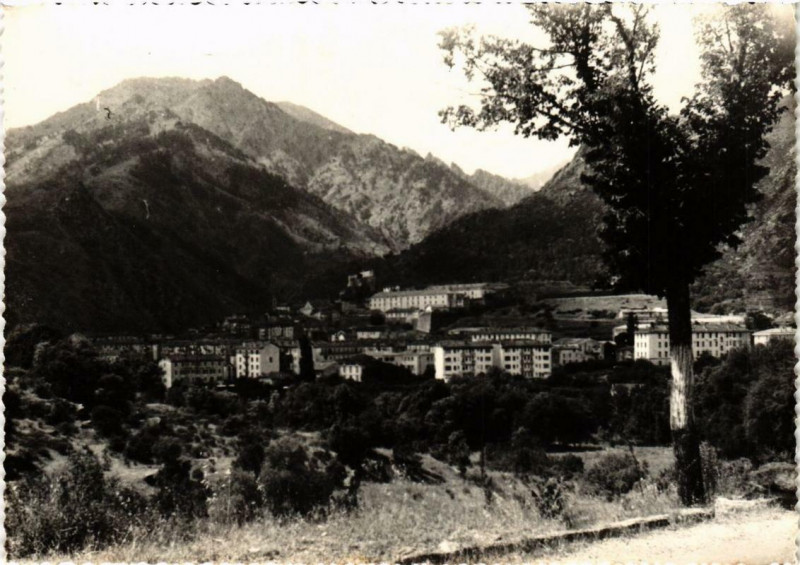 Carte postale ancienne Corse Corte - Vue générale à Corte
