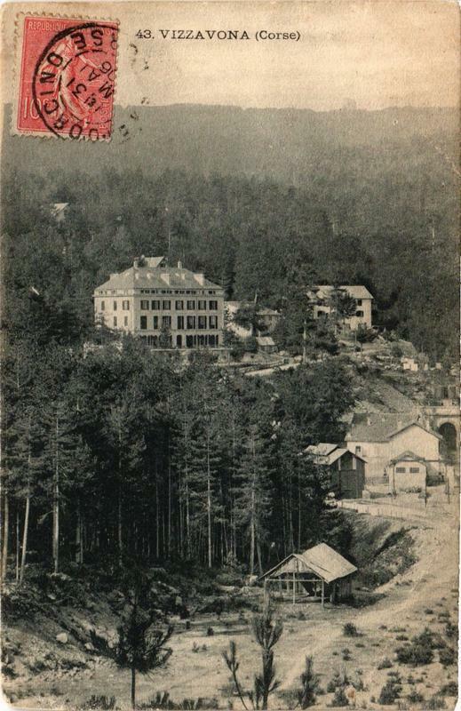 Carte postale ancienne Corse Vizzavona