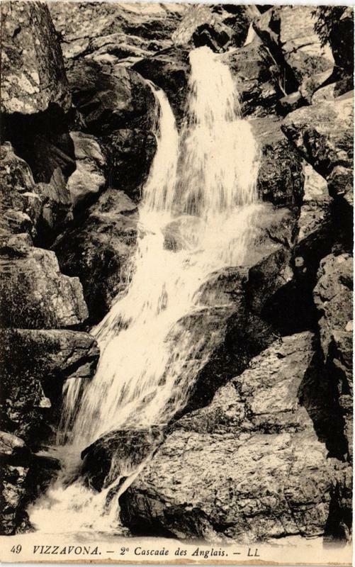 Carte postale ancienne Corse Vizzavona - 2e Cascade des Anglais