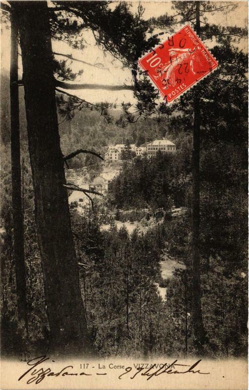 Carte postale ancienne Corse Vizzavona