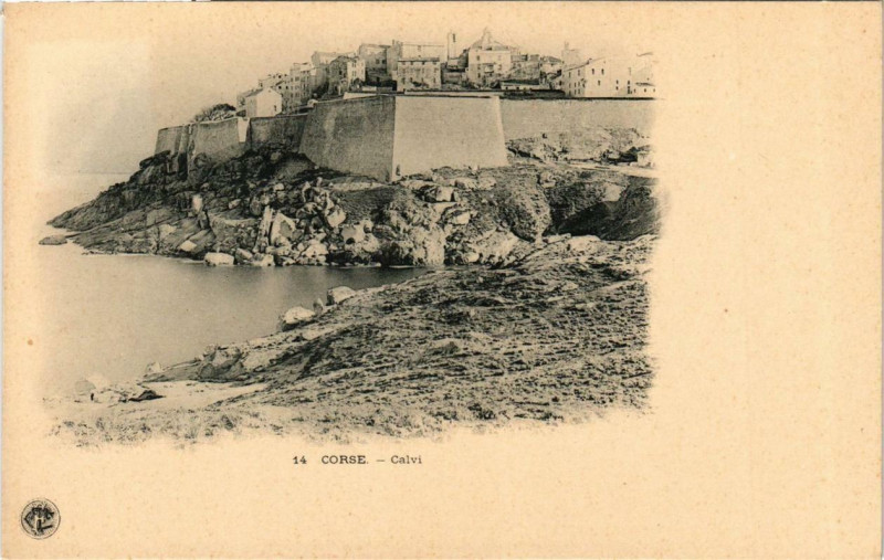 Carte postale ancienne Corse Calvi à Calvi