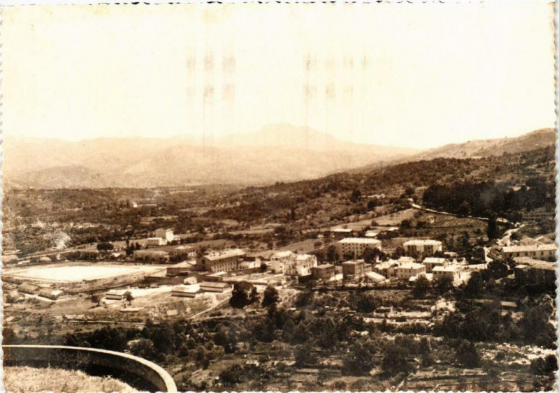 Carte postale ancienne Corse Corte - Vue générale à Corte