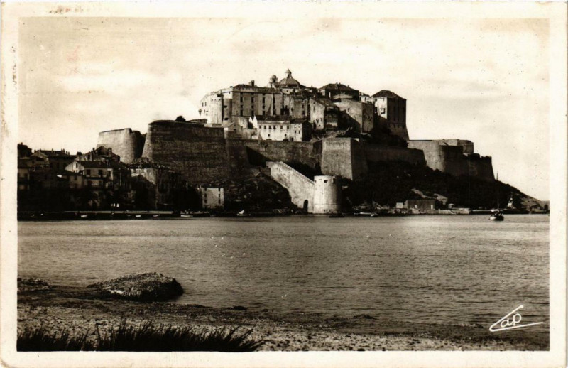 Carte postale ancienne Corse Calvi - La Citadelle à Calvi