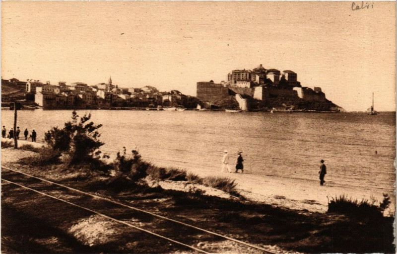 Carte postale ancienne Corse Calvi - à Calvi