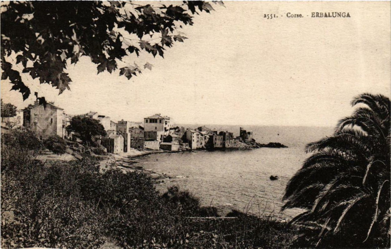 Carte postale ancienne Corse Erbalunga