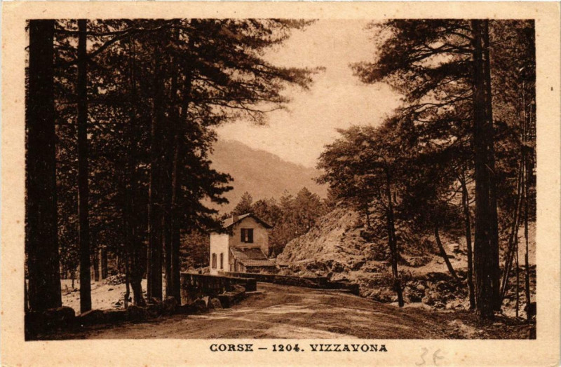 Carte postale ancienne Corse Vizzavona