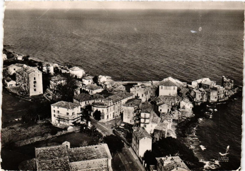 Carte postale ancienne Corse Erbalunga. Vue générale