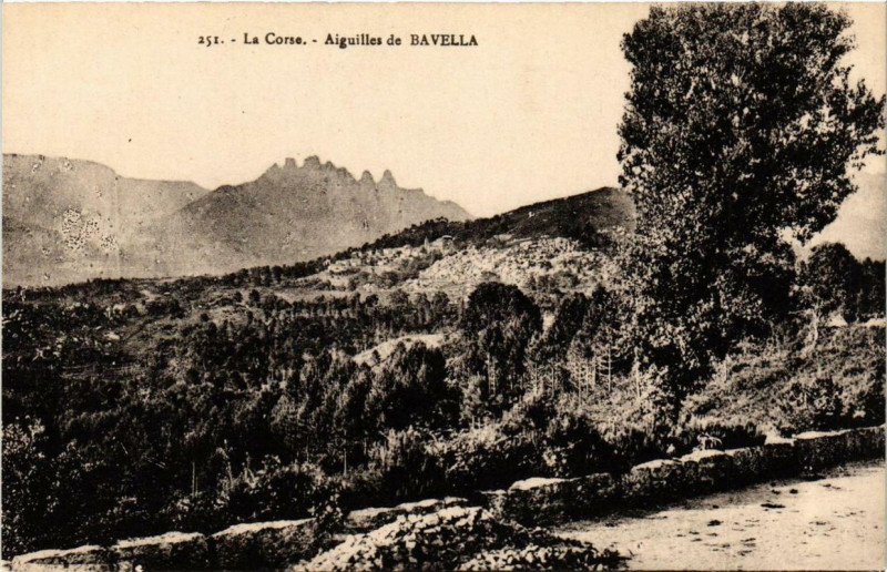 Carte postale ancienne Corse - Aiguilles de Bavella