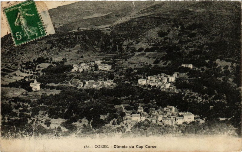 Carte postale ancienne Corse - Olmeta du Cap Corse
