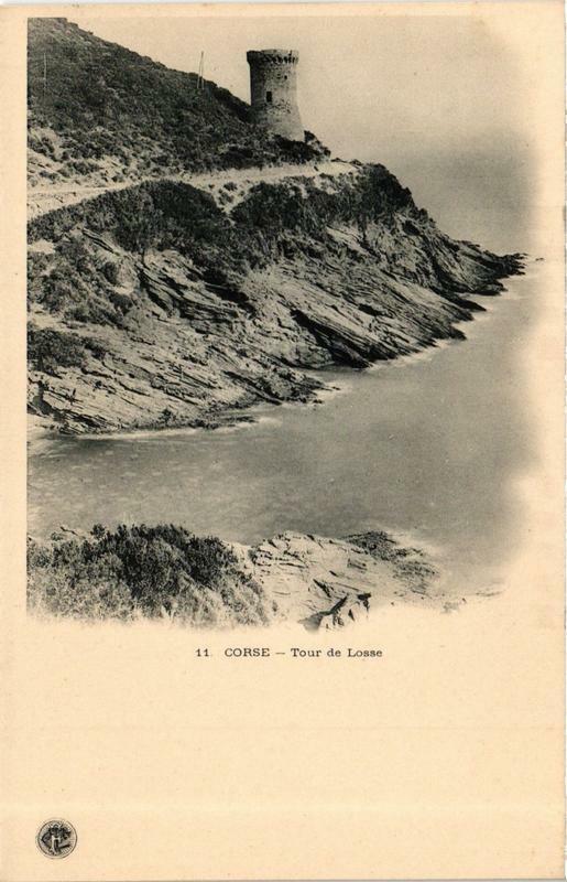 Carte postale ancienne Corse Tour de Losse