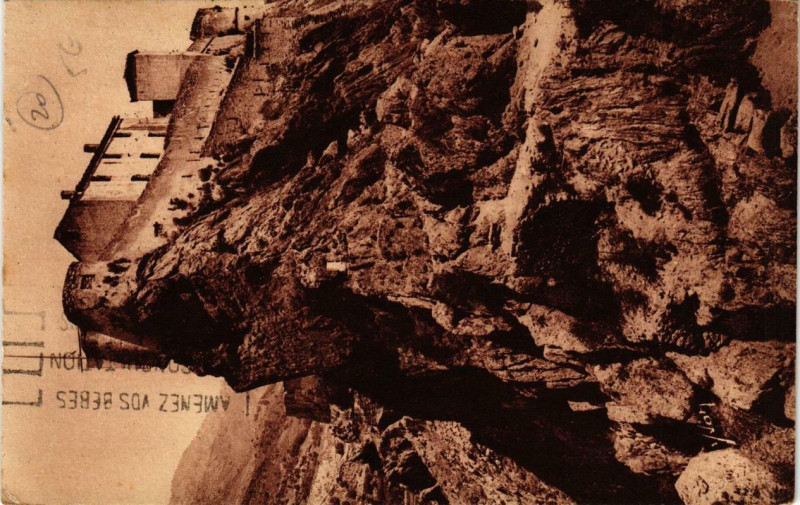 Carte postale ancienne Corse - Corte - La Citadelle à Corte