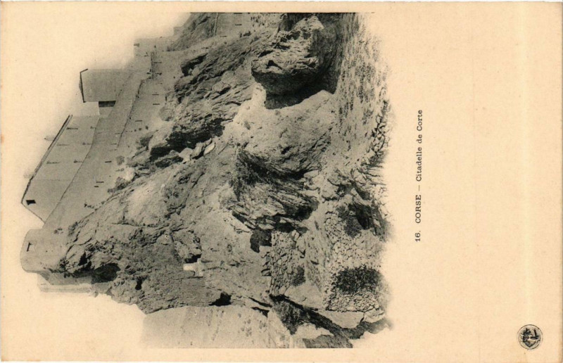 Carte postale ancienne Corse - Corte - Citadelle de Corte à Corte
