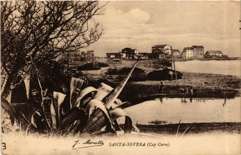Carte postale ancienne Corse - Santa-Severa