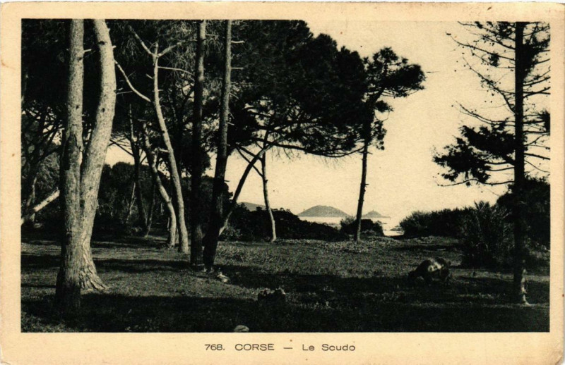 Carte postale ancienne Corse - Le Scudo