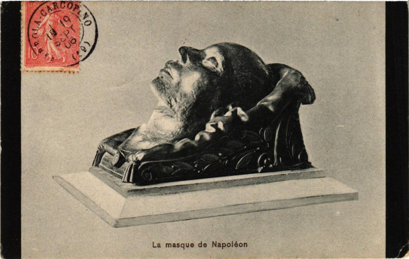 Carte postale ancienne Corse La masque de Napoléon