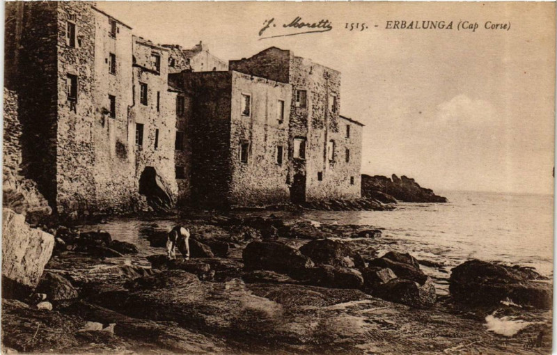 Carte postale ancienne Corse Erbalunga
