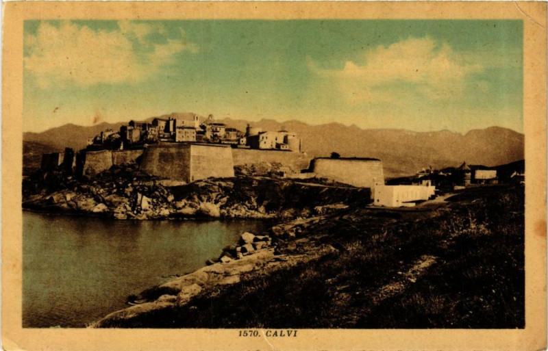Carte postale ancienne Corse - Calvi à Calvi