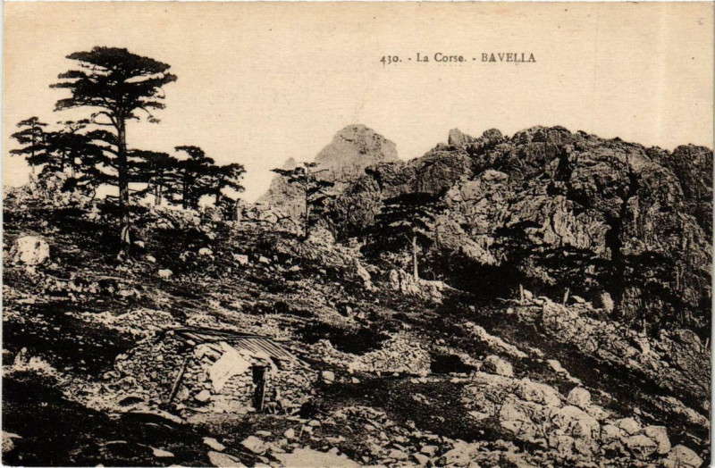 Carte postale ancienne Corse - Bavella