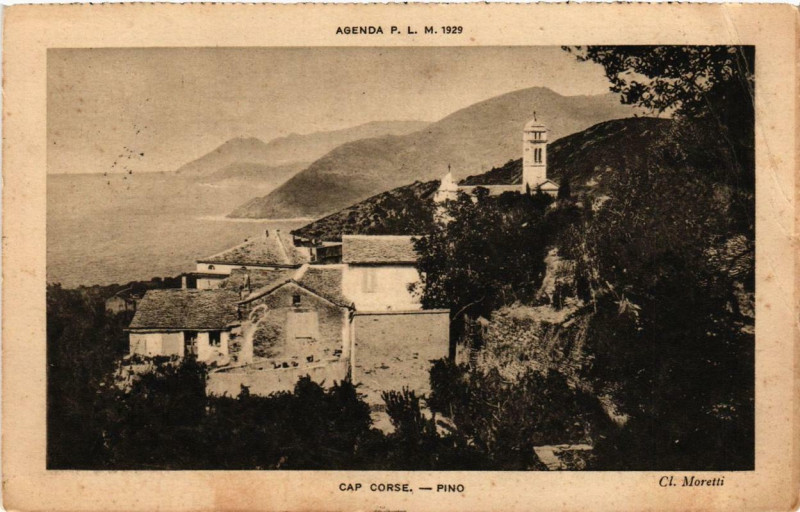 Carte postale ancienne Corse Pino à Pino