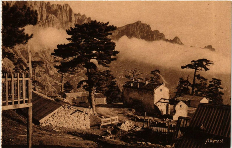 Carte postale ancienne Corse Bavella