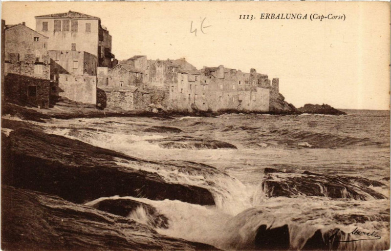 Carte postale ancienne Corse Erbalunga