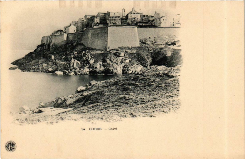 Carte postale ancienne Corse - Calvi à Calvi