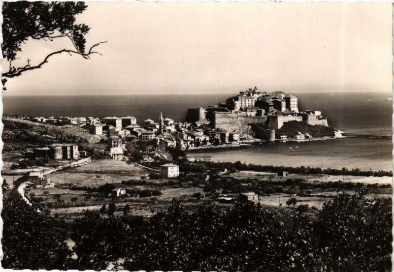 Carte postale ancienne Corse - Calvi - Vue générale à Calvi
