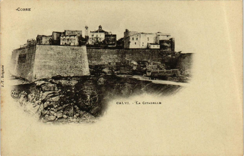 Carte postale ancienne Corse - Calvi - La Citadelle à Calvi