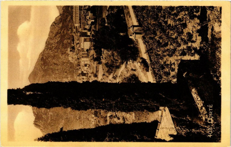 Carte postale ancienne Corse - Corte à Corte