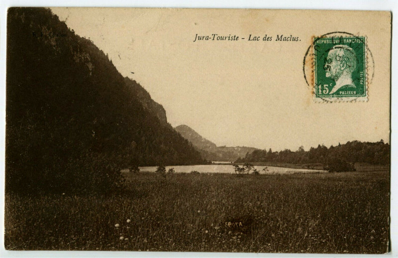 Carte postale ancienne Jura Lac des Maclus
