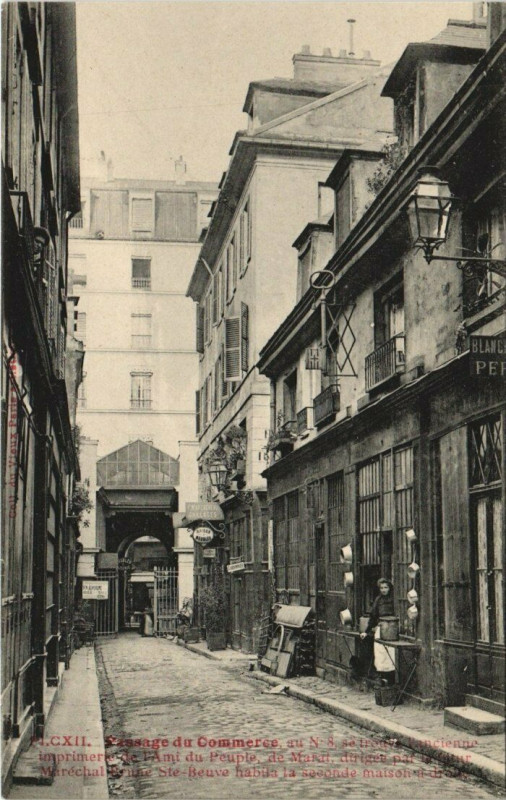 Carte postale ancienne Passage du Commerce à Paris 6e