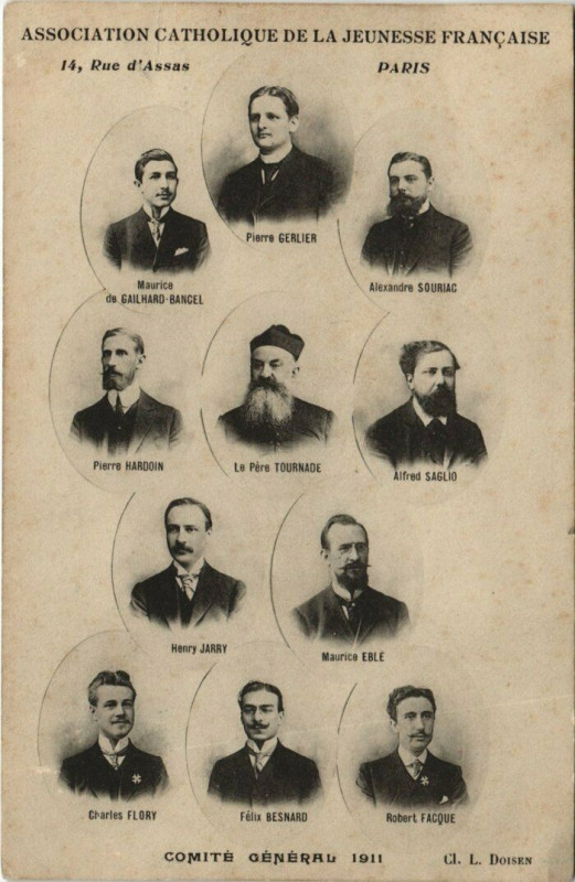 Carte postale ancienne Paris (6e) 14 rue d'Assas. Comite General 1911 à Paris 6e