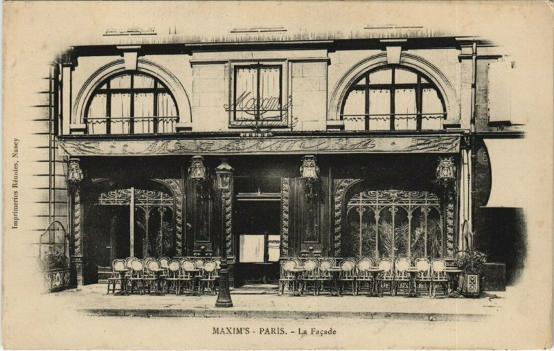 Carte postale ancienne Paris (8e) Maxim'S L Façade à Paris 8e