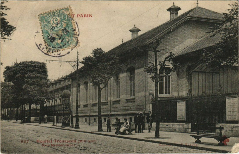 Carte postale ancienne Tout Paris (12e) 987 Hopital Trousseau. Rue Michel Bizot à Paris 12e