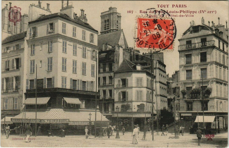 Carte postale ancienne Tout Paris (4e) 167 Rue du Pont-Louis-Philippe à Paris 4e