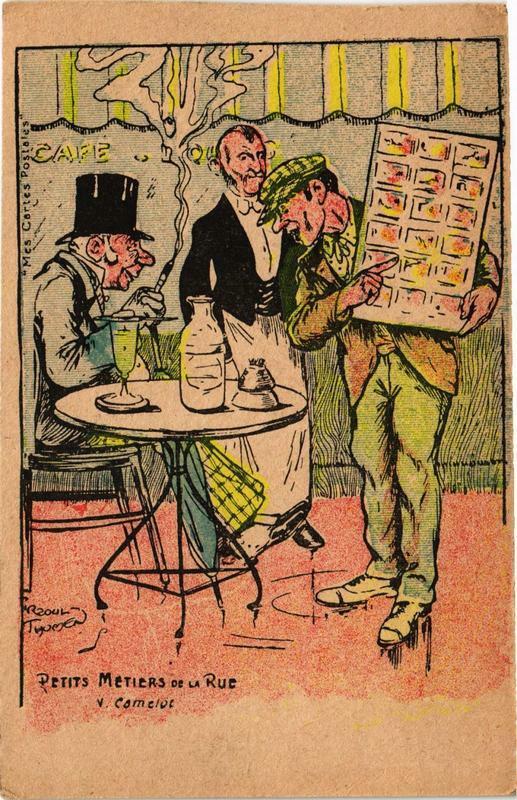 Carte postale ancienne Paris Petits métiers de la rue