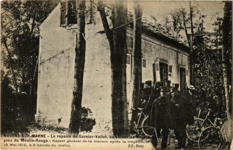 Carte postale ancienne Nogent-sur-Marne au repaire de Garnier-Valet maison apres