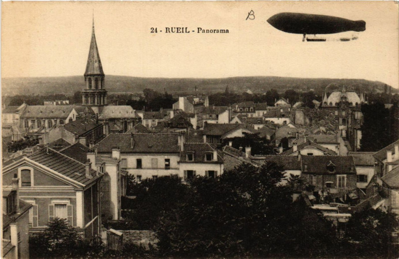 Carte postale ancienne Rueil - Panorama