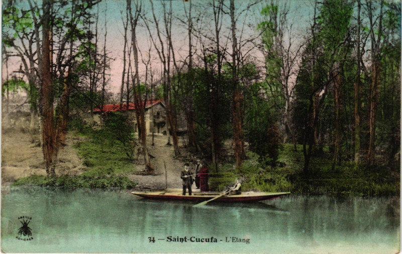 Carte postale ancienne Saint-Cucufa - L'Etang
