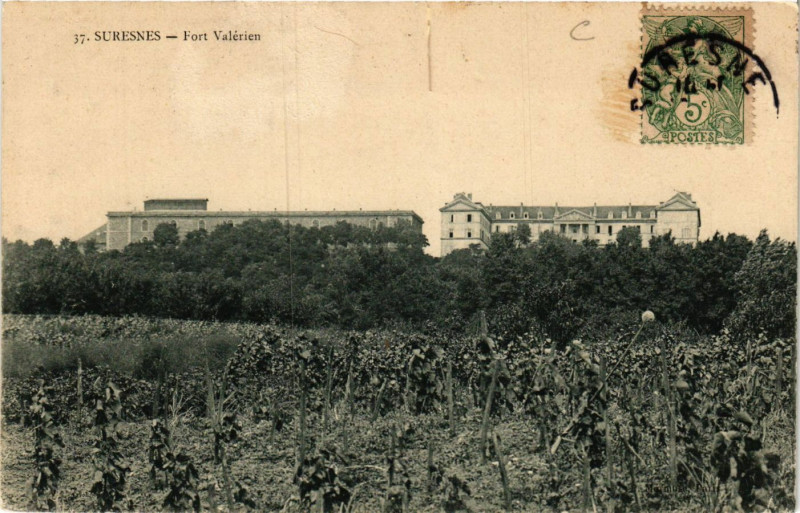 Carte postale ancienne Suresnes - Fort Valérien à Suresnes