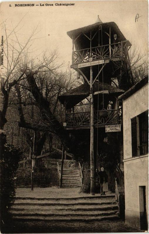 Carte postale ancienne Robinson - Le Dros Chataignier