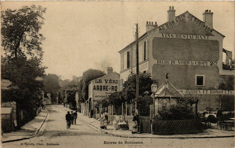 Carte postale ancienne Entrée de Robinson